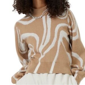 NWT French Connection swirl sweater